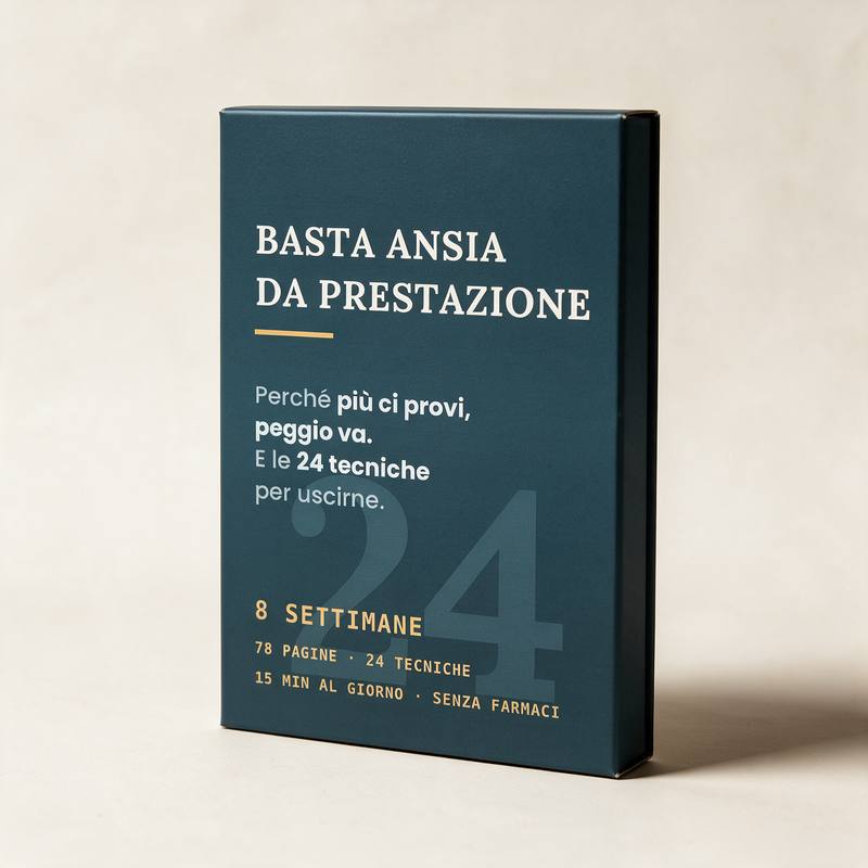 Basta Ansia da Prestazione — copertina del manuale